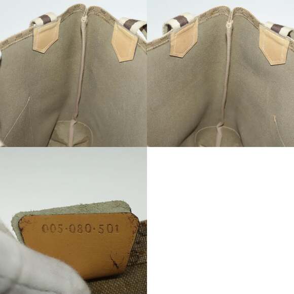 GUCCI Micro GG Canvas Tote Bag Pvc Leather Beige - Picture 12 of 12